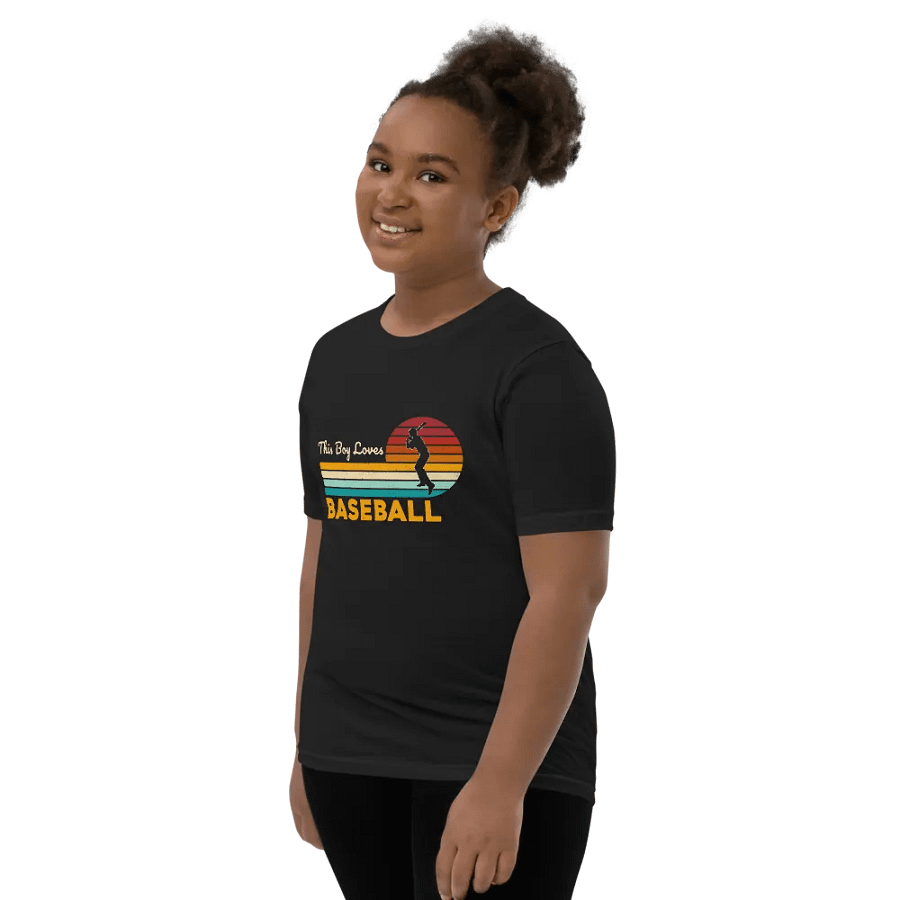 Sunset Baseball Youth T-Shirt product image (11)