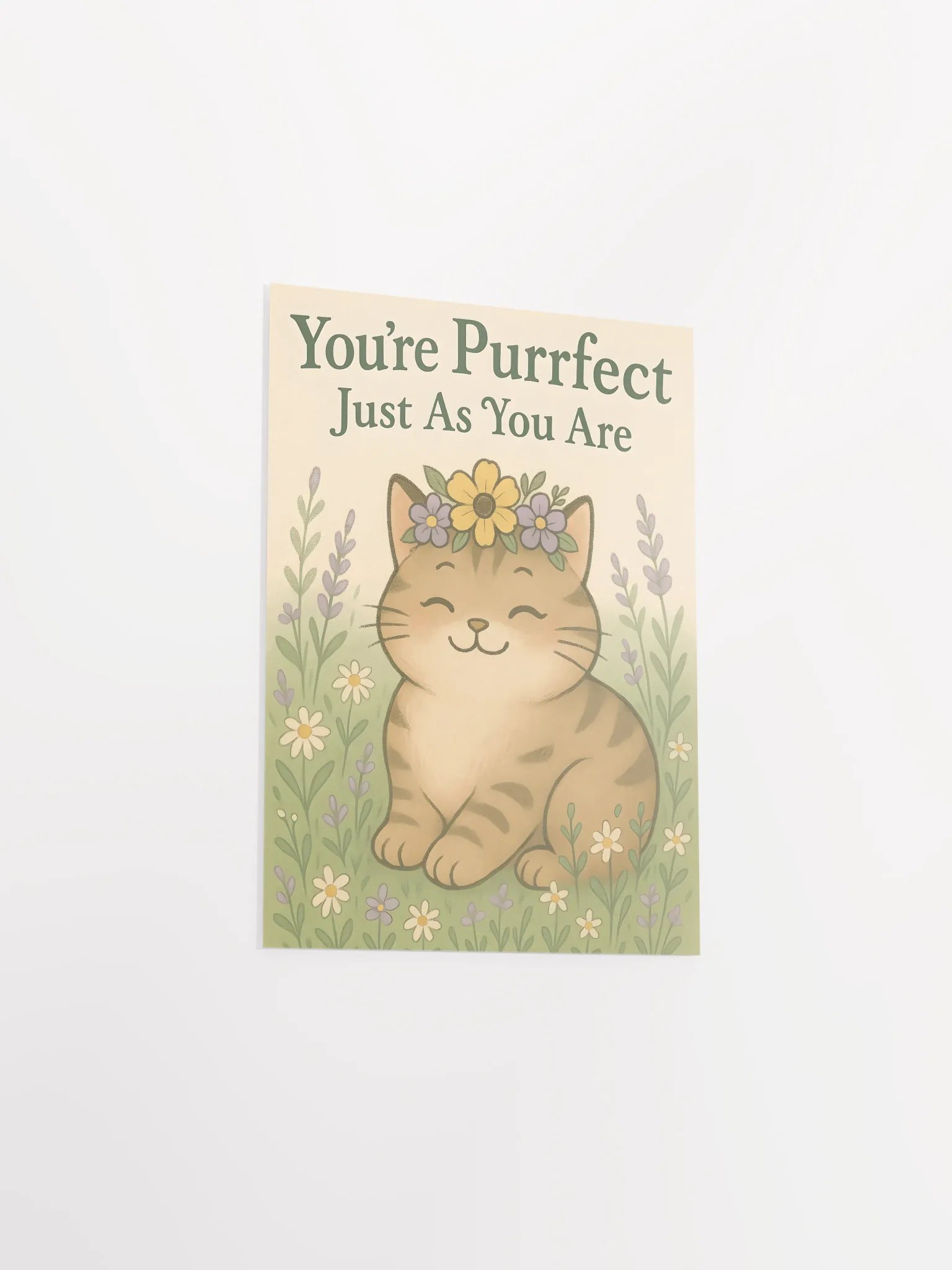 Purrfect Cute Cat Motivational Poster product image (13)