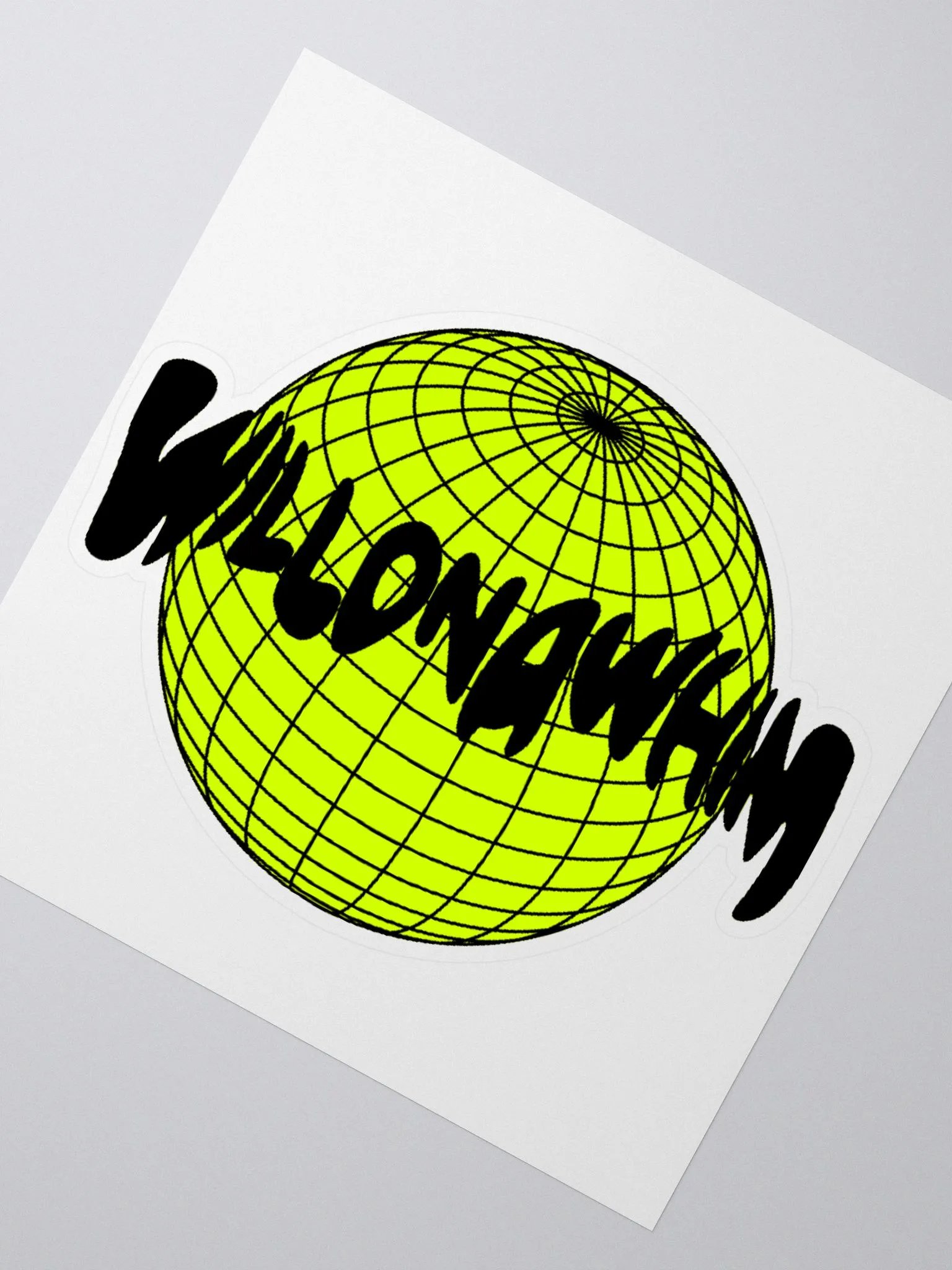 WILLONAWHIM GLOBAL MIND STICKER product image (2)