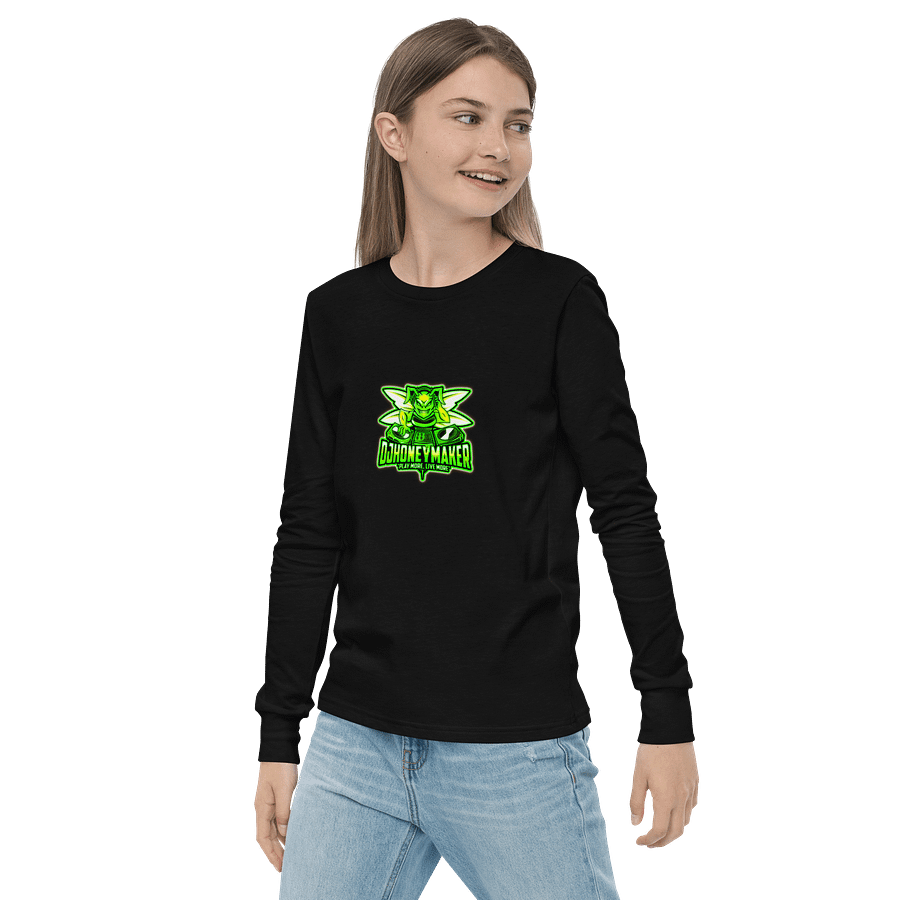 Neon Logo Youth Long Sleeve T-Shirt product image (9)