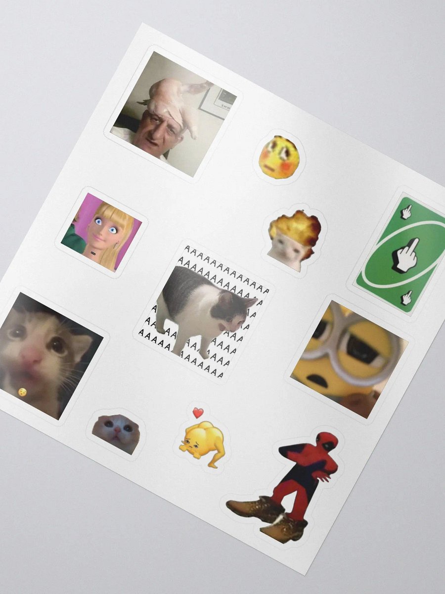 elgrace meme sticker sheet product image (2)