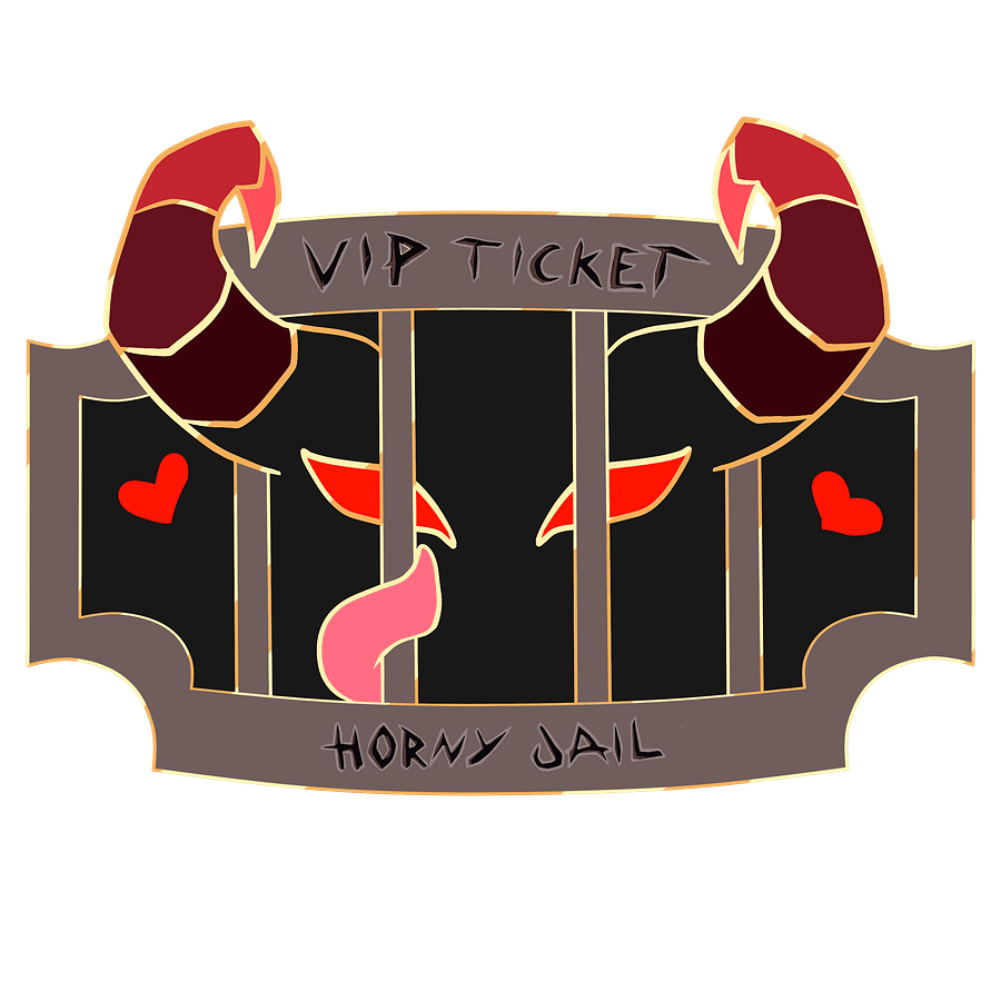VIP Ticket to Horny Jail - PIN product image (2)