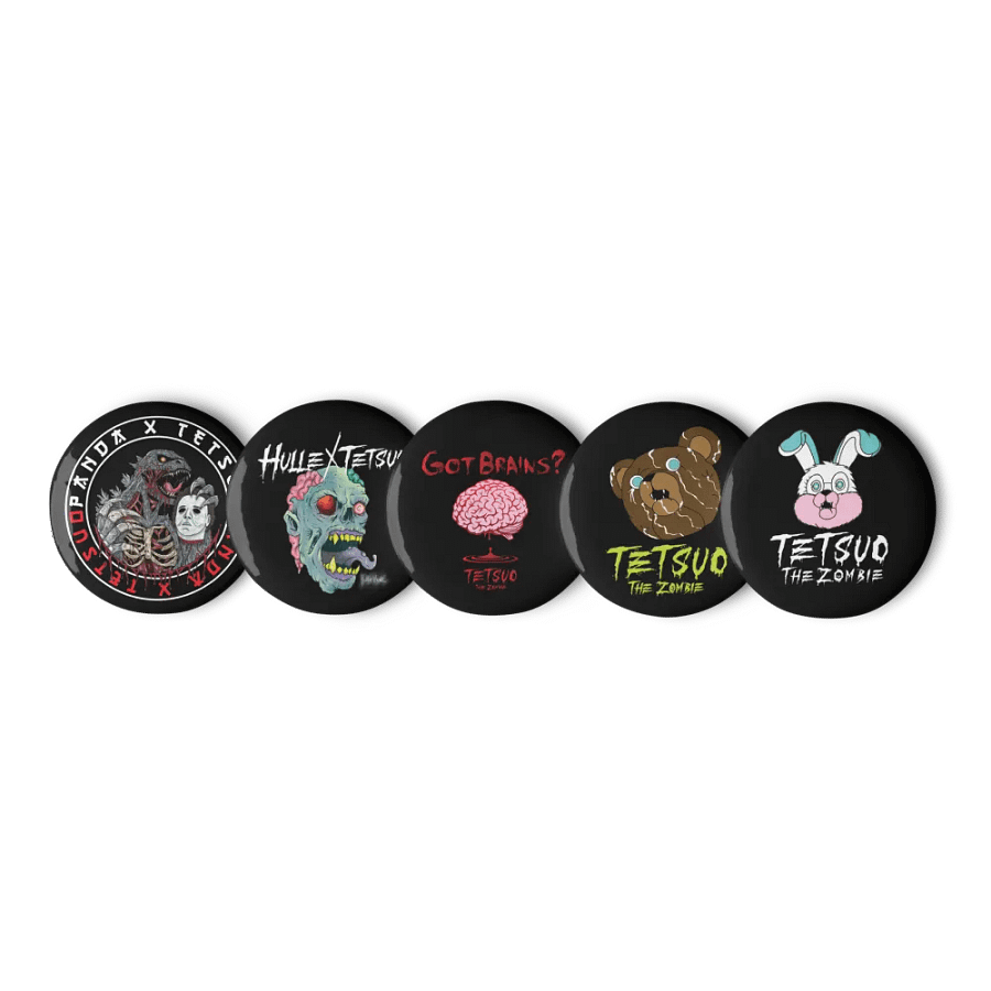 Zombie Gang Pin Buttons product image (6)