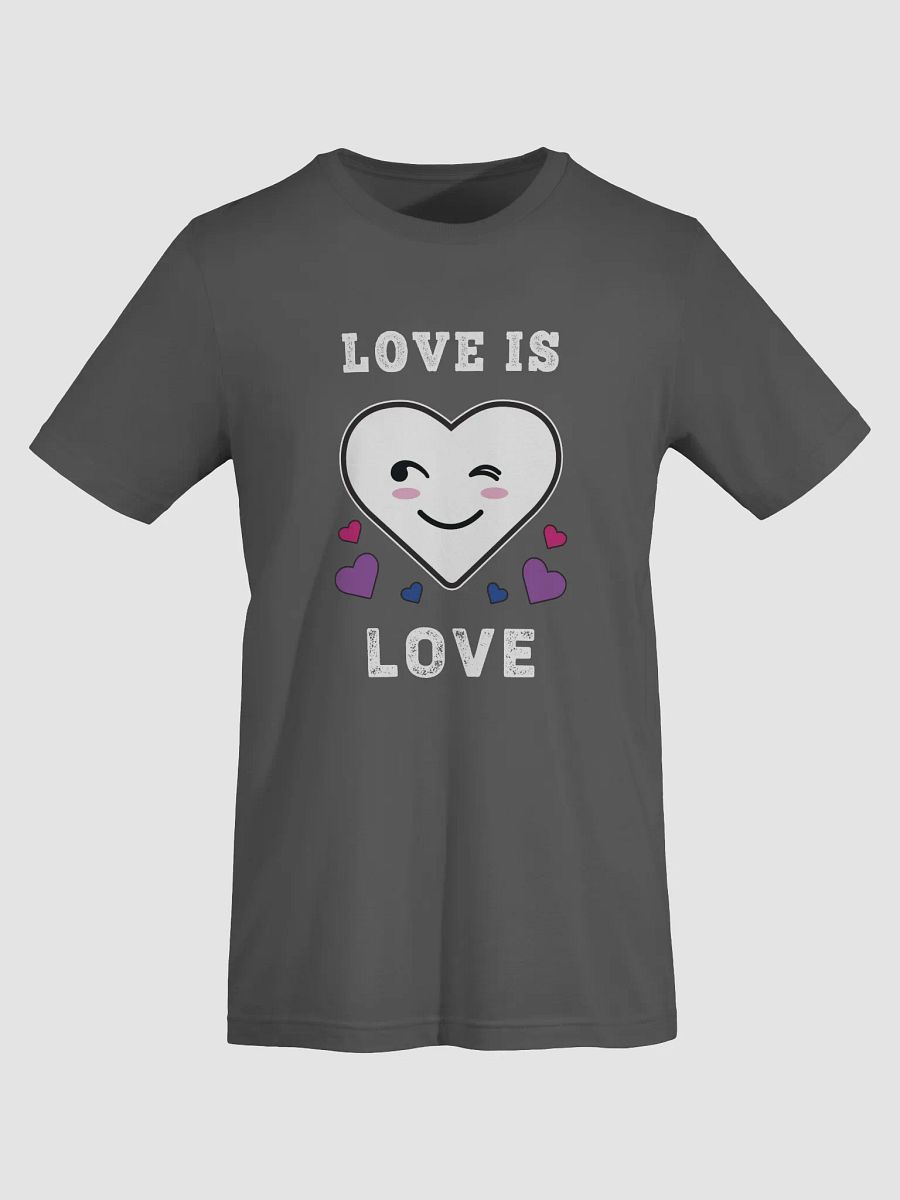Heart Face Love Is Love LGBTQ Bisexual Pride T-Shirt product image (21)