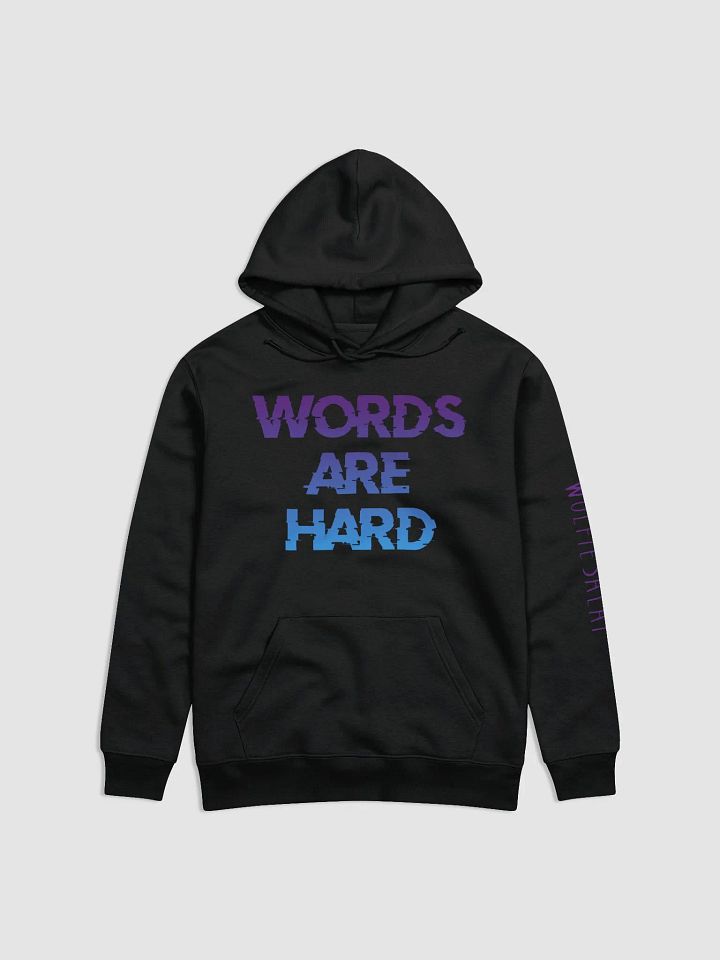 Word Are Hard Hoodie product image (3)