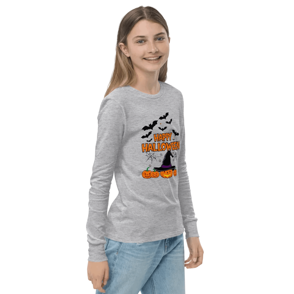 Happy Halloween Youth L/S Tee product image (7)