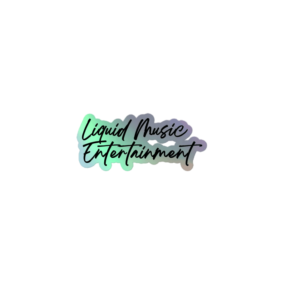 Holo Graphic Sticker Liquid Music Entertainment product image (1)