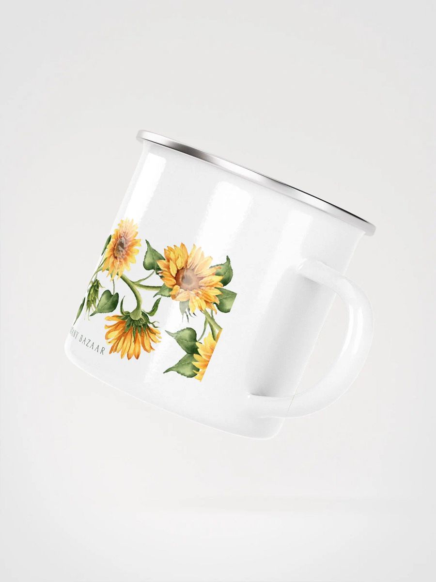 Sunflower Vine Enamel Camping Mug product image (3)
