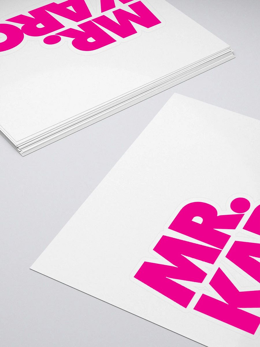 Mr. Karoi Pink Logo Sticker product image (11)