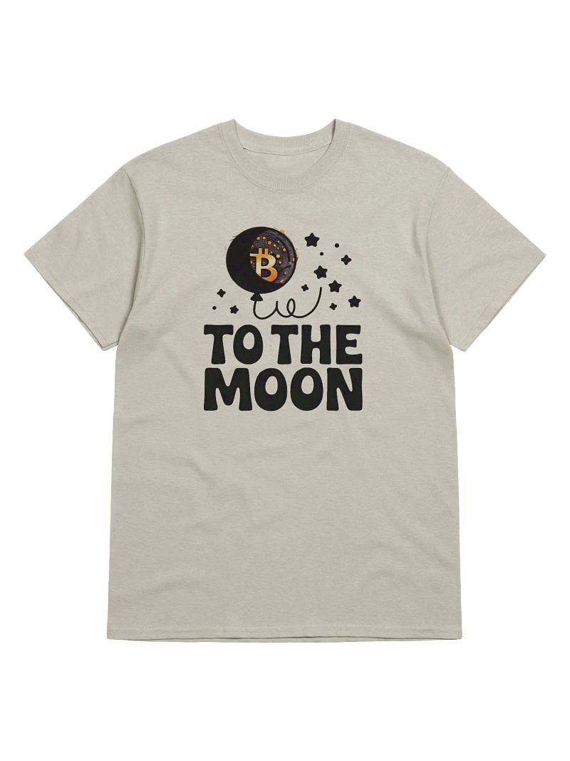 Bitcoin Moon T-Shirt, Crypto Gift for Traders, To the Moon Tee