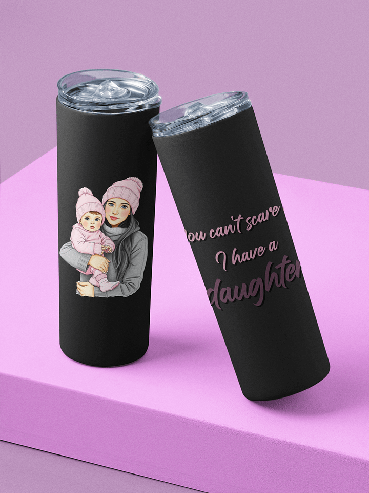 Stay Refreshed, Mama - Tumbler for Girl Moms - Blue eyes, Black hair product image (1)