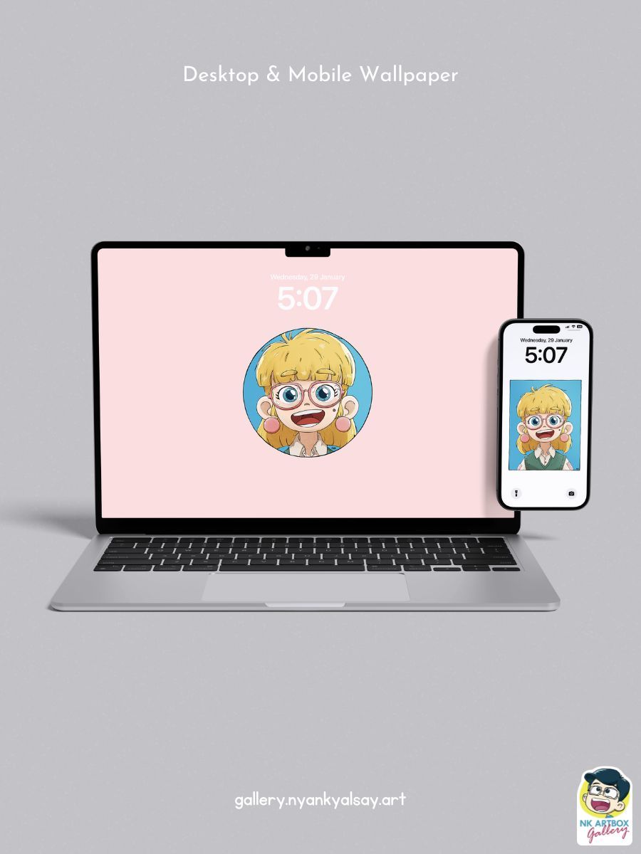 Cute Portrait 1 - Lily | Digital product image (3)