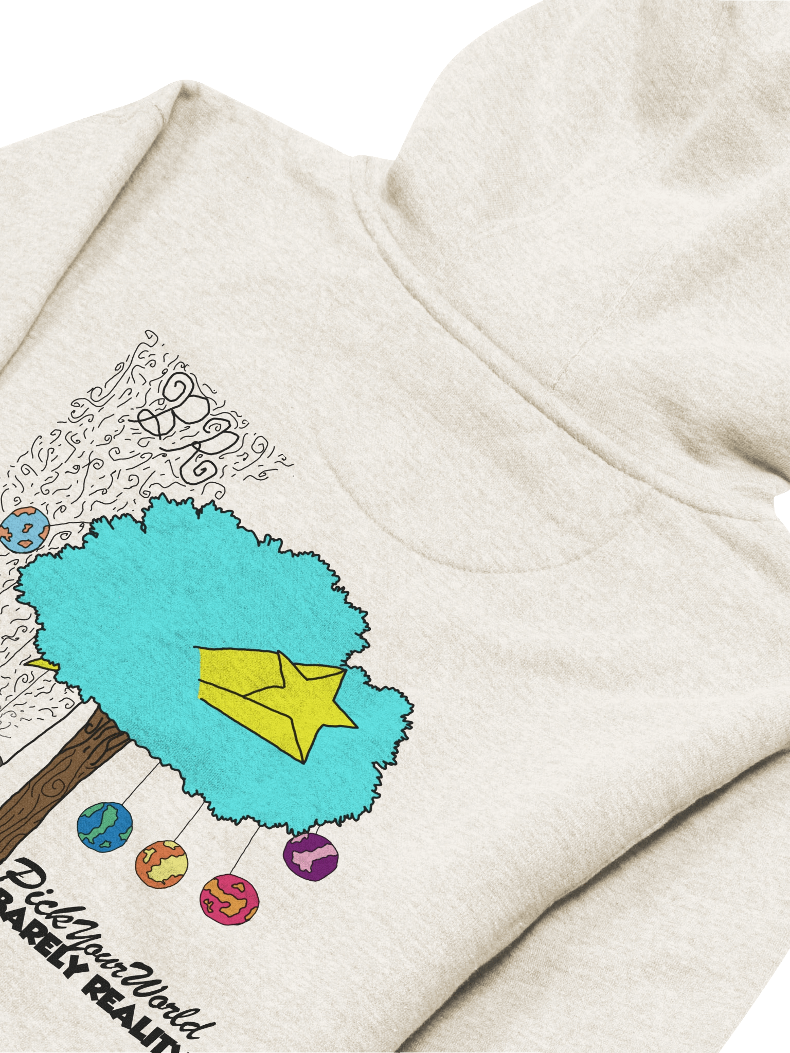 "PICK YOUR WORLD" HOODIE (BL) product image (12)