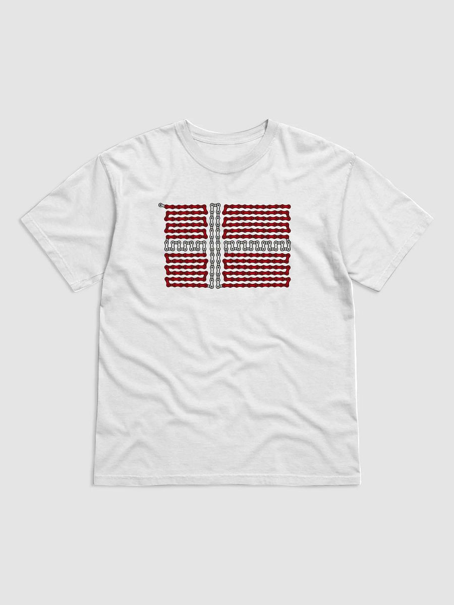 Denmark Bike Chain Flag on Heavyweight Tee product image (4)