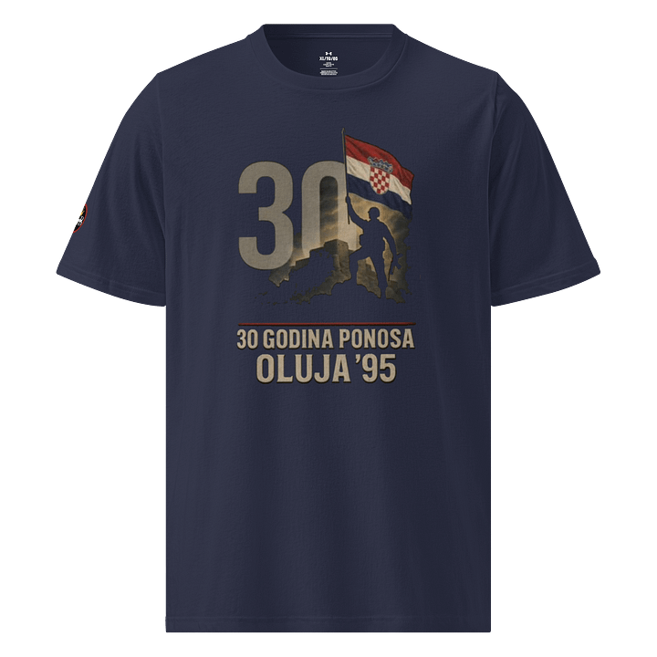 30 GODINA PONOSA OLUJA 95 Athletic T-Shirt product image (2)