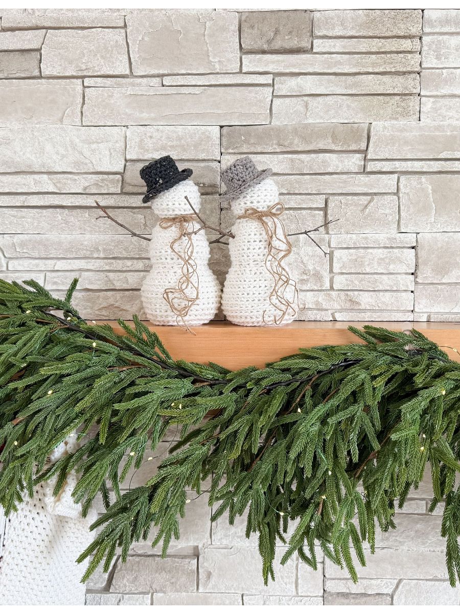 Rustic Farmhouse Snowman Crochet Pattern product image (3)
