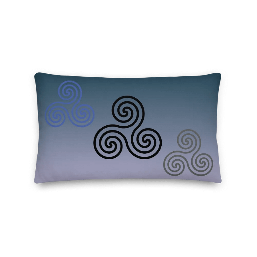 Triskelion Trio Decorative Premium Pillow product image (2)