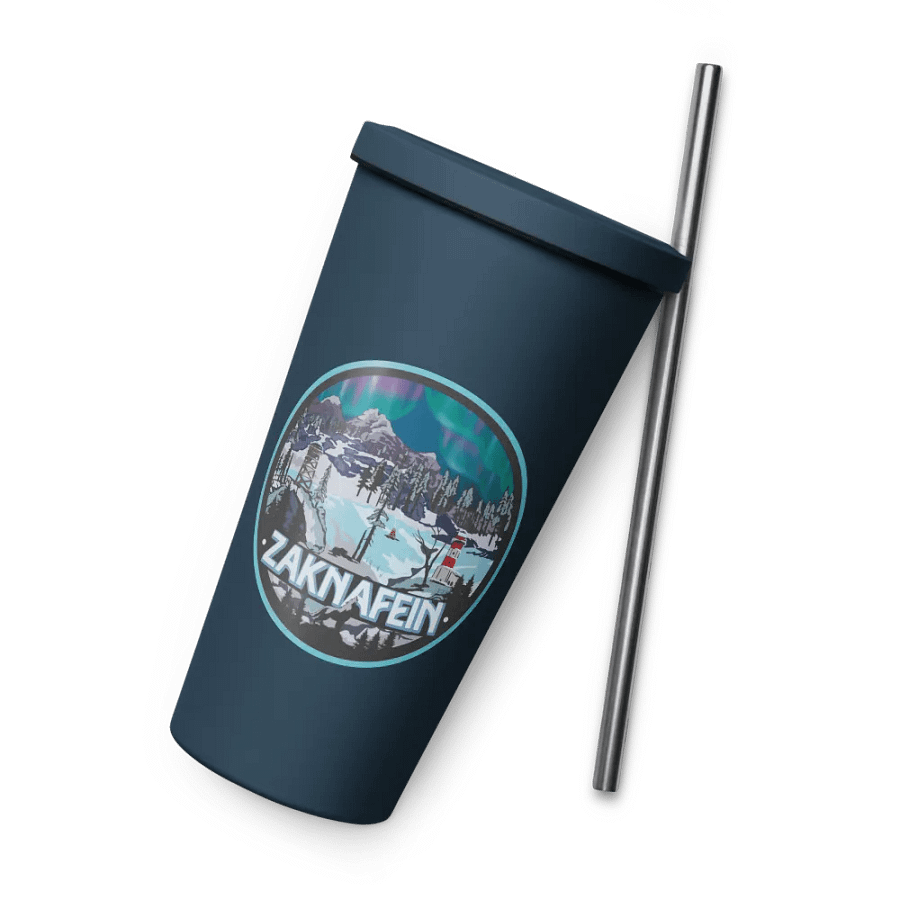 Zaknafein Logo Insulated Tumbler with a Straw product image (3)