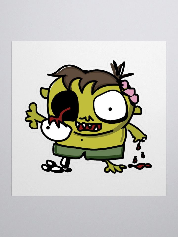 The Walking Ted Zombie Sticker product image (1)