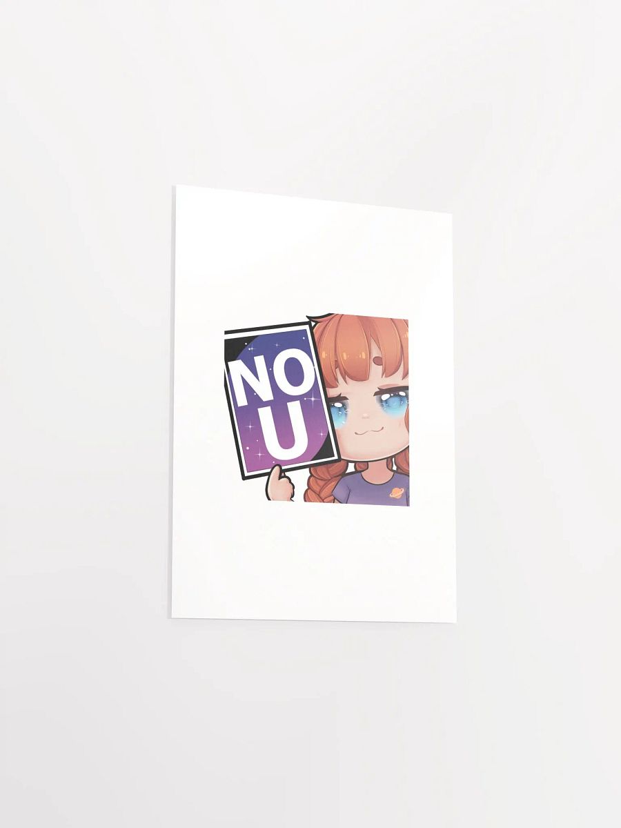 Cheeky 'NO U' Poster product image (3)