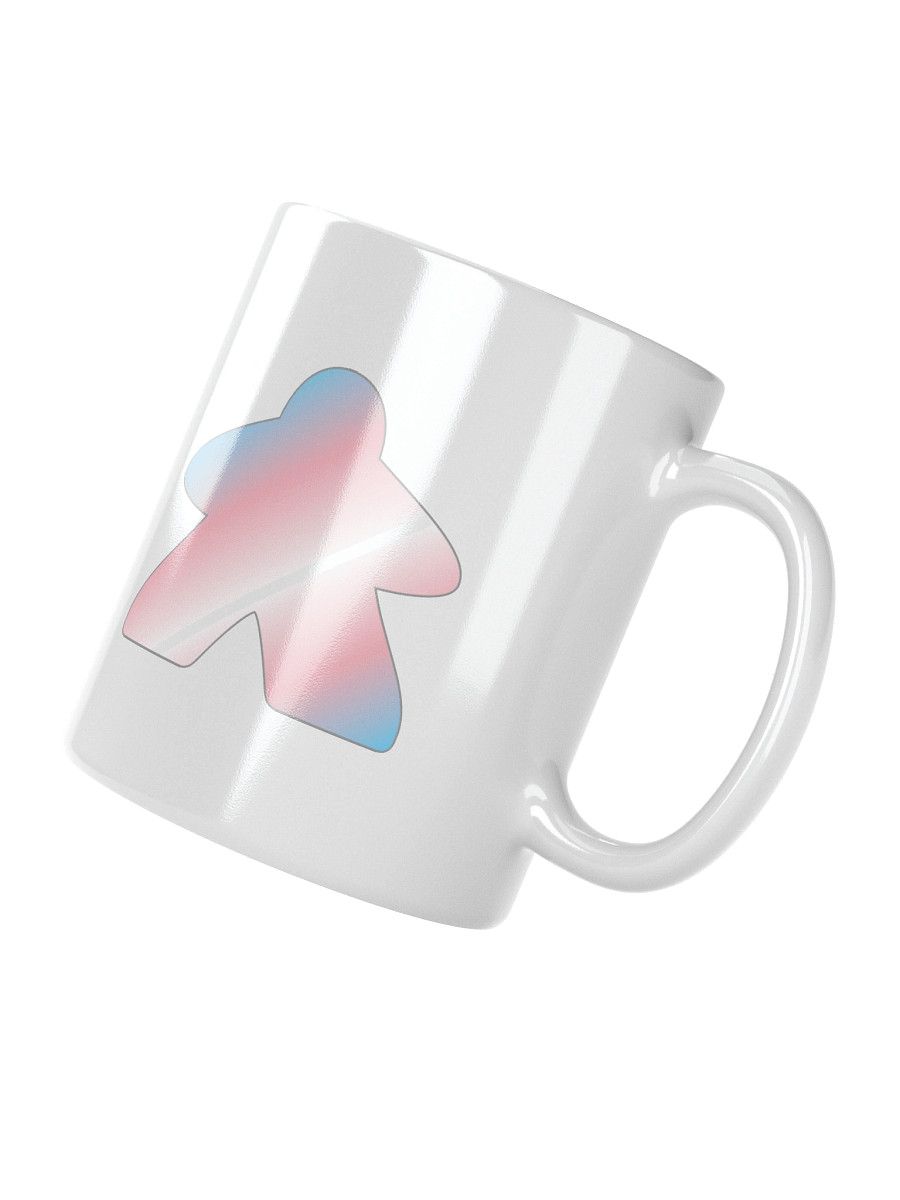 Trans Pride Gradient Meeple Mug product image (2)
