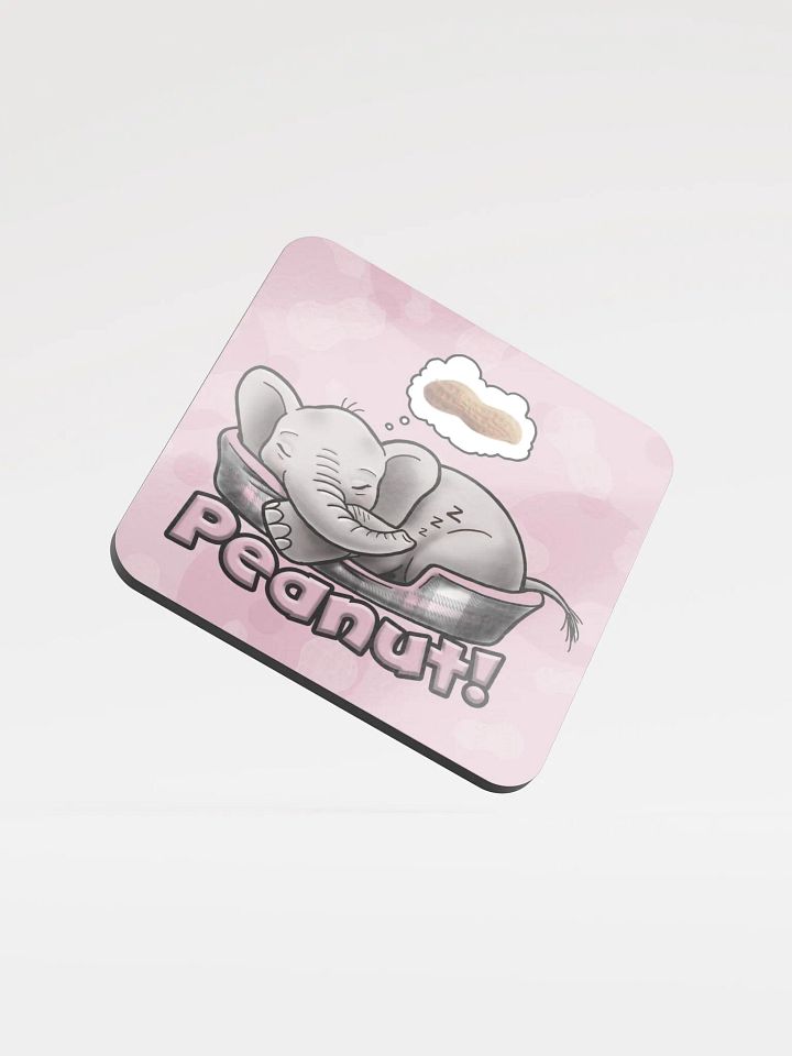 Sleepy Peanut - SFA Cork Coaster product image (1)
