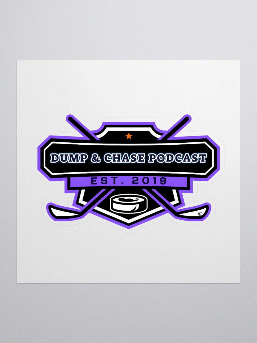 Dump & Chase Podcast Logo Stickers product image (2)