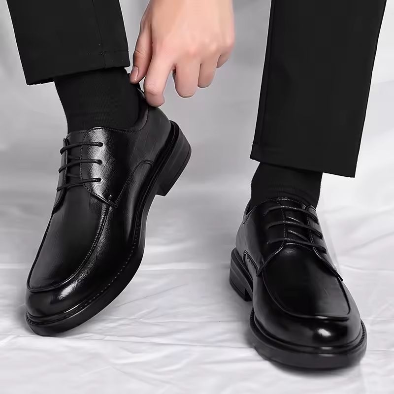 Men's Formal Leather Elevator Shoes – 6cm Height Increase | Business, Wedding & Casual Dress Shoes product image (3)