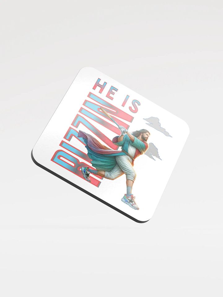 He Is Rizzin Baseball Coaster product image (2)