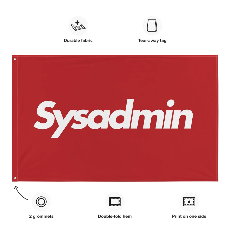 Sysadmin - Classic Flag product image (15)