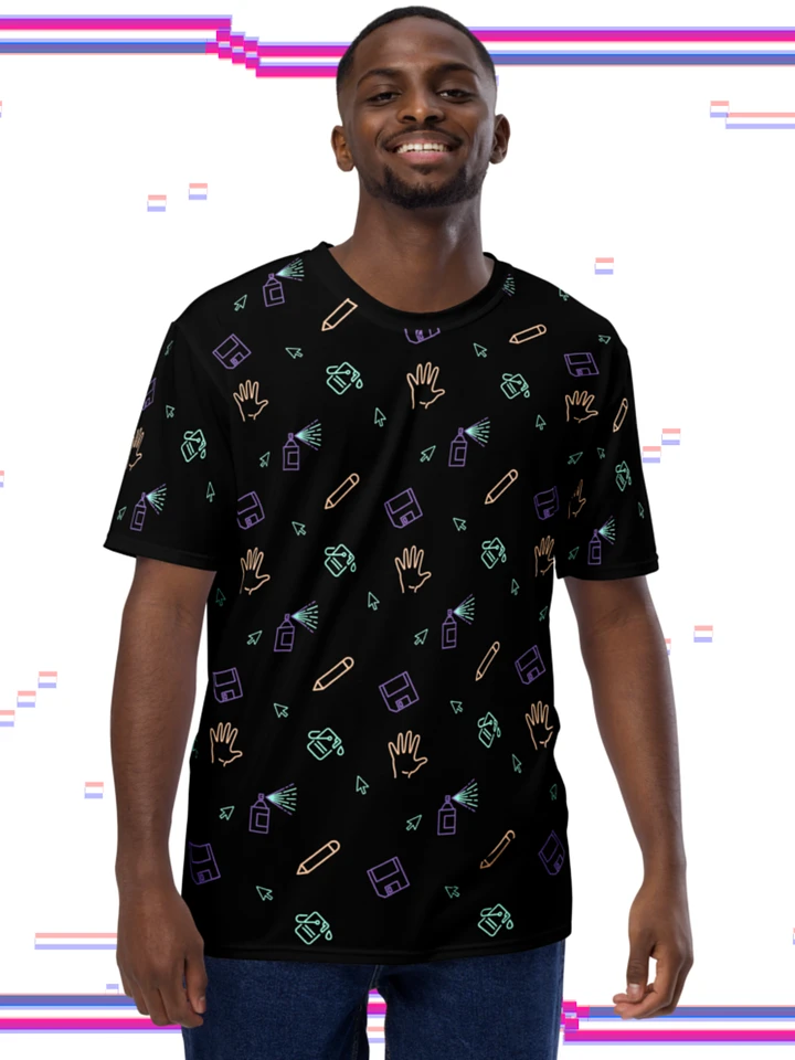Computer Lab pattern unisex t-shirt product image (1)