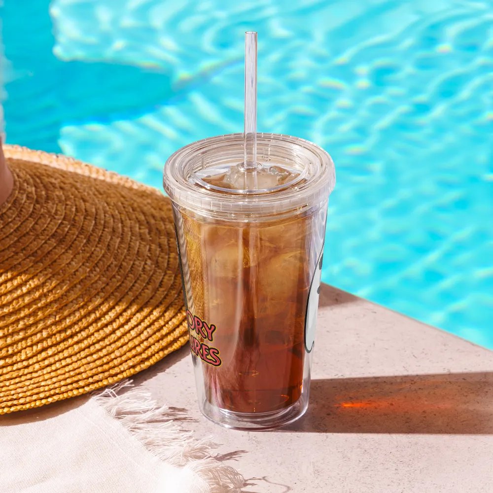 Meter with ghost Double Wall Clear Plastic Tumbler (16 oz) product image (10)