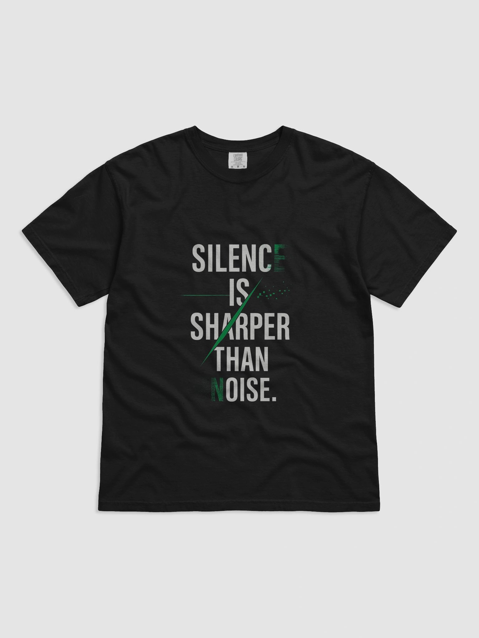 Silence is Sharper Than Noise T-Shirt product image (8)