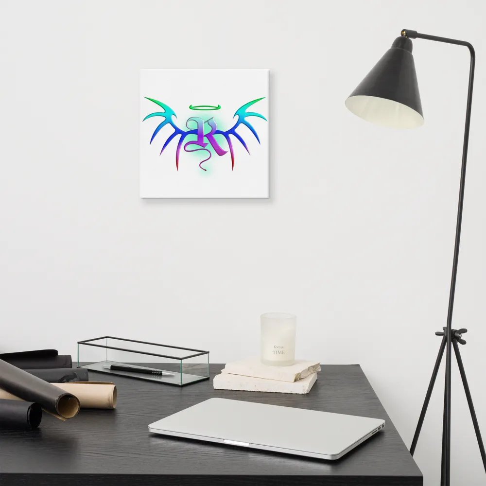 RafaZafar Logo Canvas Print (vaporwave) product image (11)