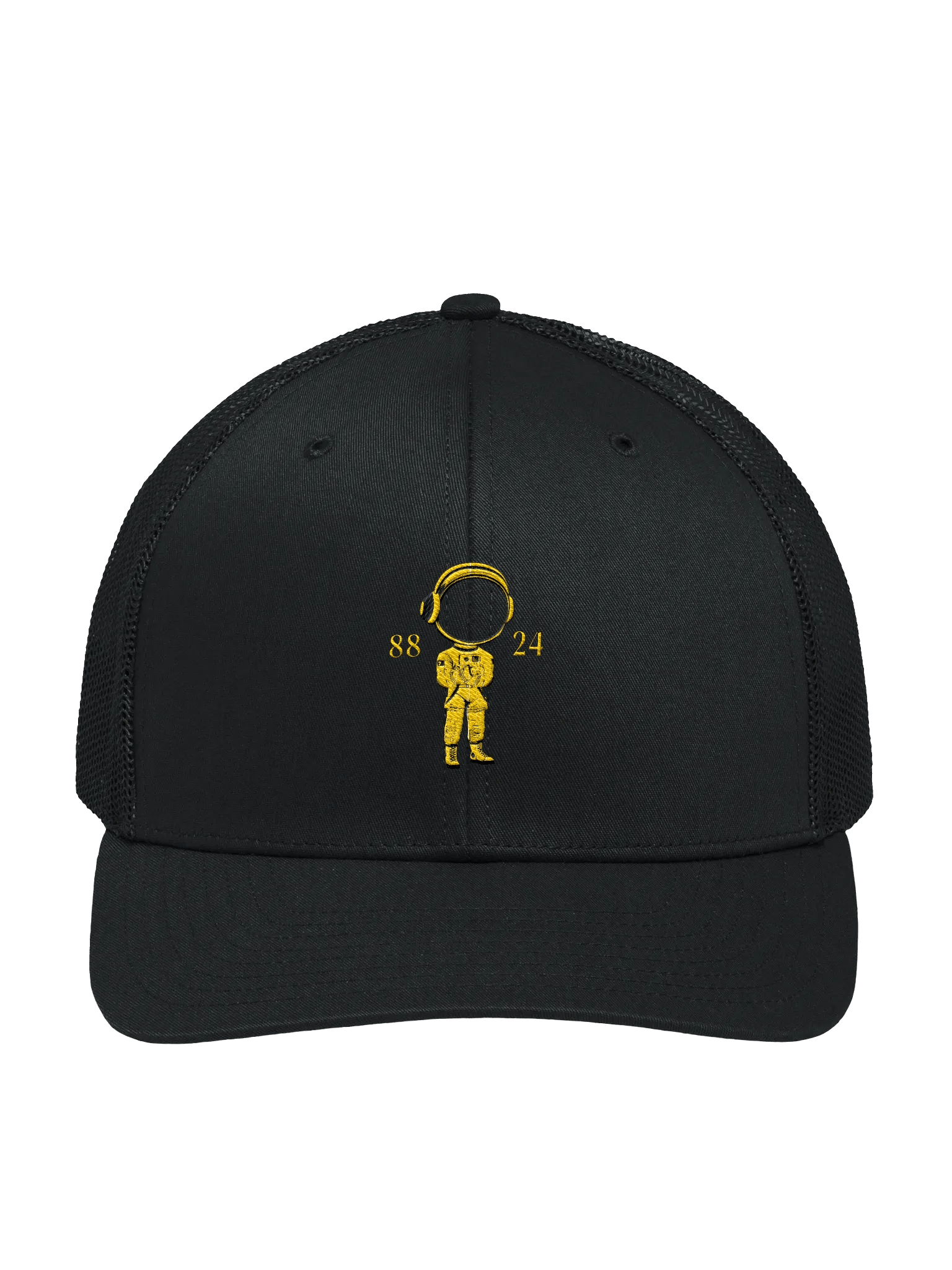 ALL GOLD ASTRONAUT 8824 LOGO RICHARDSON TRUCKER HAT product image (1)