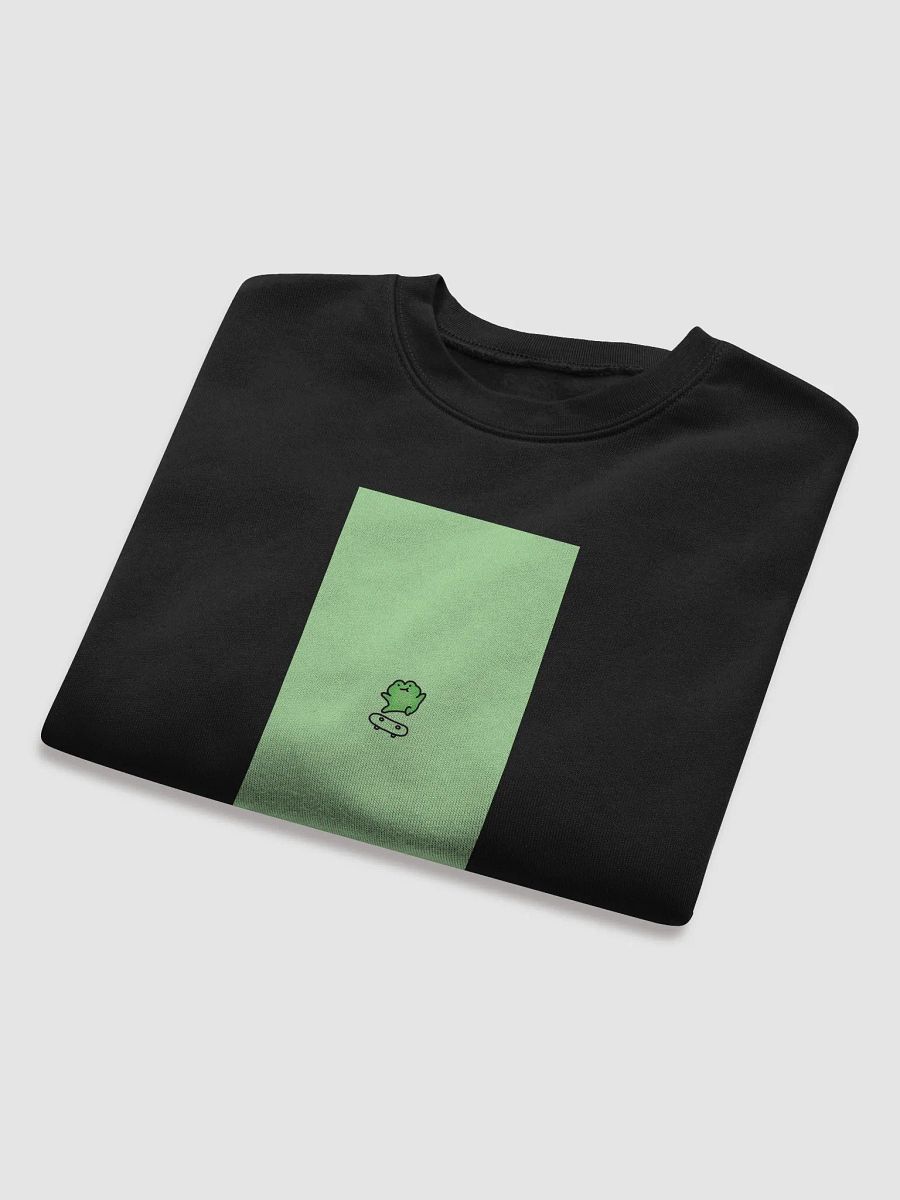 Froggy Skateboard Trick Fleece Crop Sweatshirt product image (39)