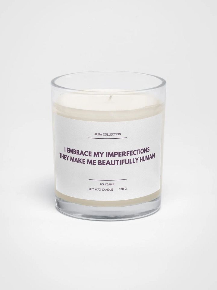 AURA COLLECTION : Embrace Imperfections Soy Wax Candle product image (1)