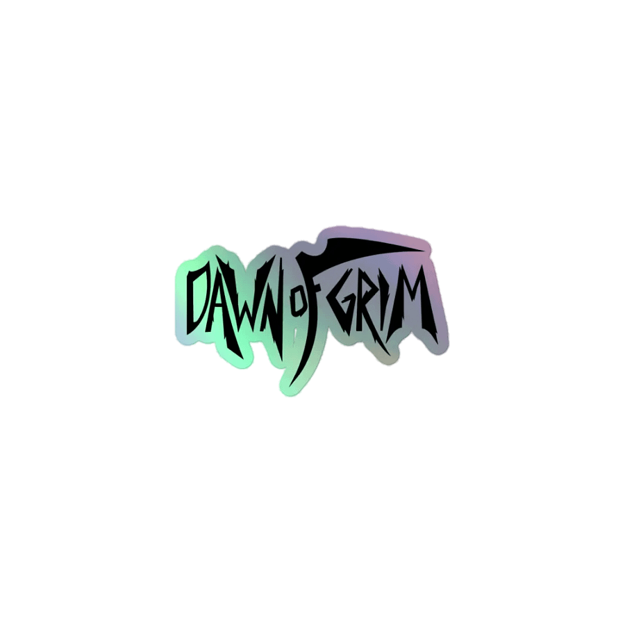 Metal Grim Logo HoloSticker product image (1)
