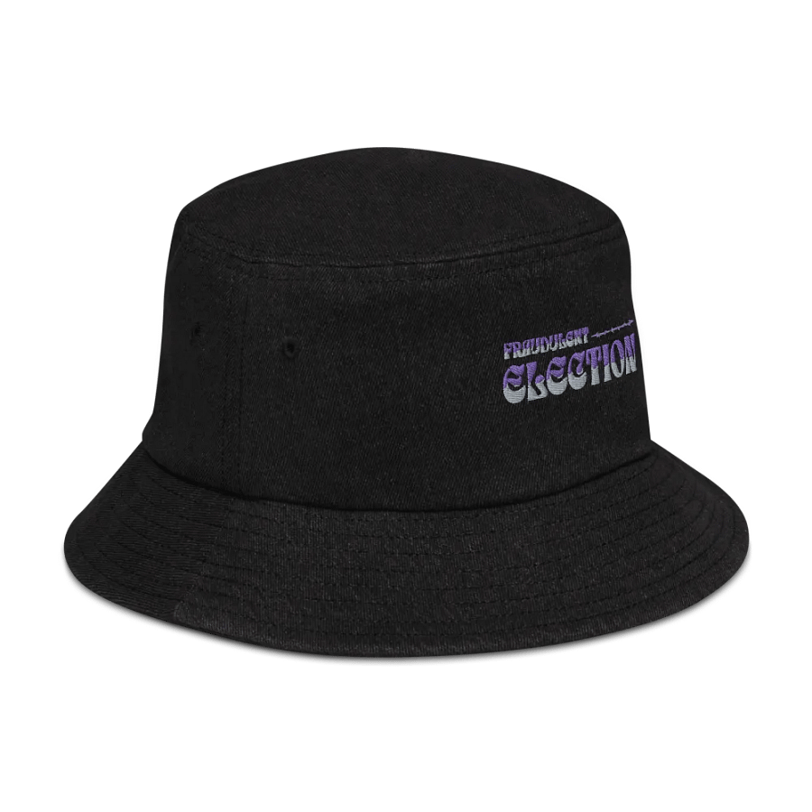 Fraudulent Election - Colored ( Denim Bucket Hat ) product image (3)