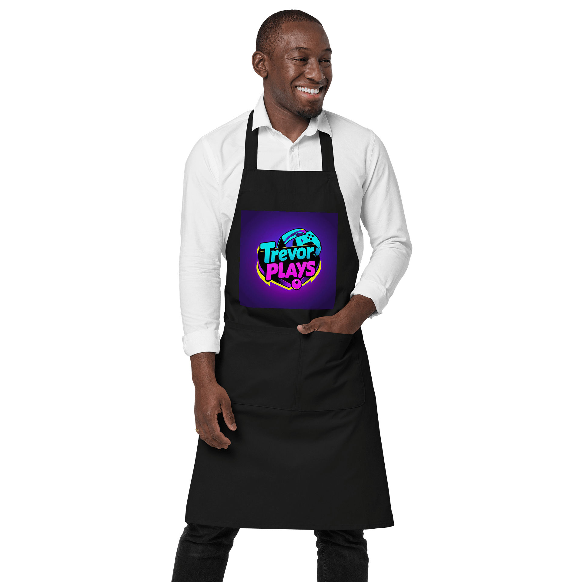 Game On! Trevor Plays Logo Gaming Apron product image (1)