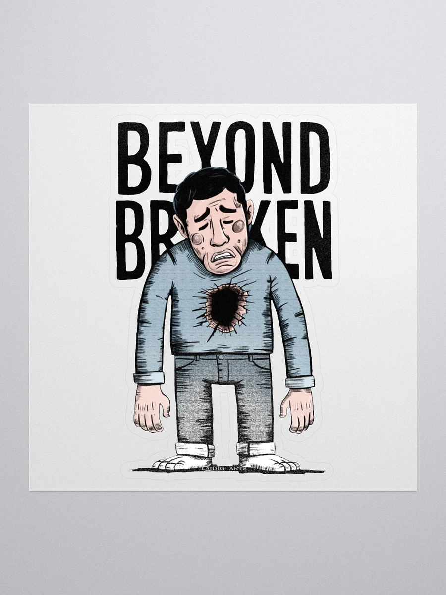 Beyond Broken Man Vinyl Sticker product image (2)