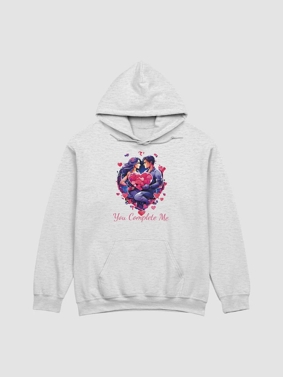 You Complete Me Funny Colorful Gildan Classic Unisex Hoodie for Couples - Perfect Husband-Wife, Boyfriend-Girlfriend Gift product image (1)