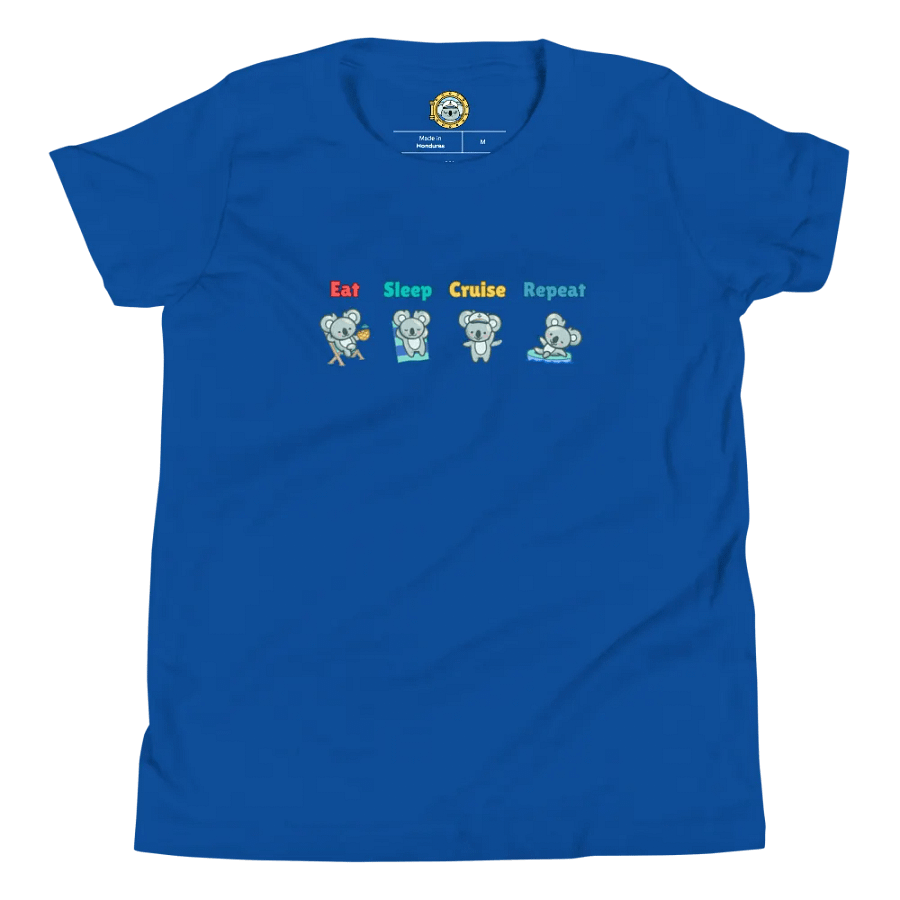 Eat Sleep Cruise Repeat! Koala's in a Line Shirt product image (1)