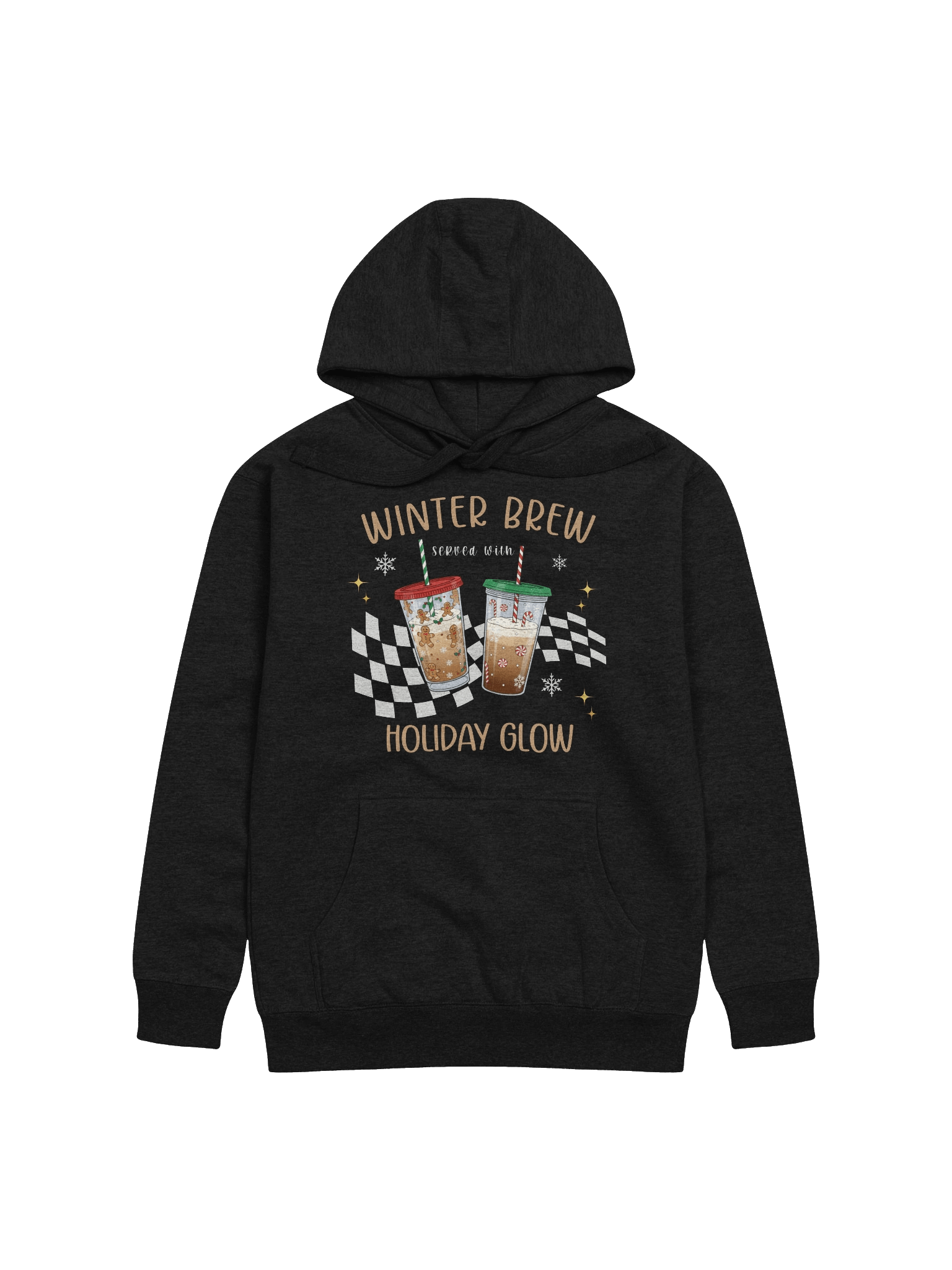 Winter Brew To Go – Festive Holiday Coffee Cup Design | Cozy Christmas Aesthetic Art product image (1)