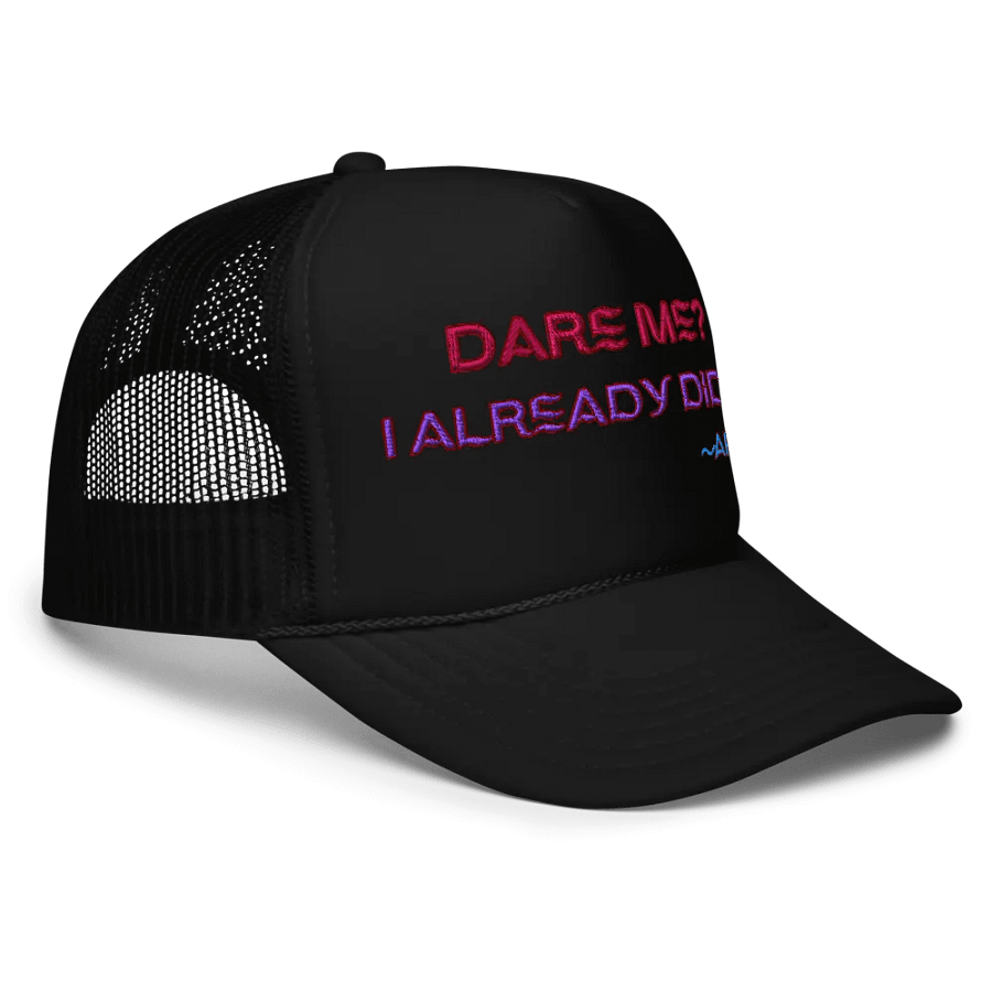 Aries 2025, Dare Me? (word only), Embroidered Trucker Hat product image (7)