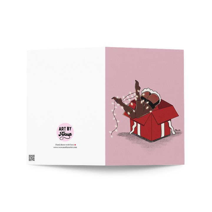 Cheeky Christmas Greeting Card product image (2)