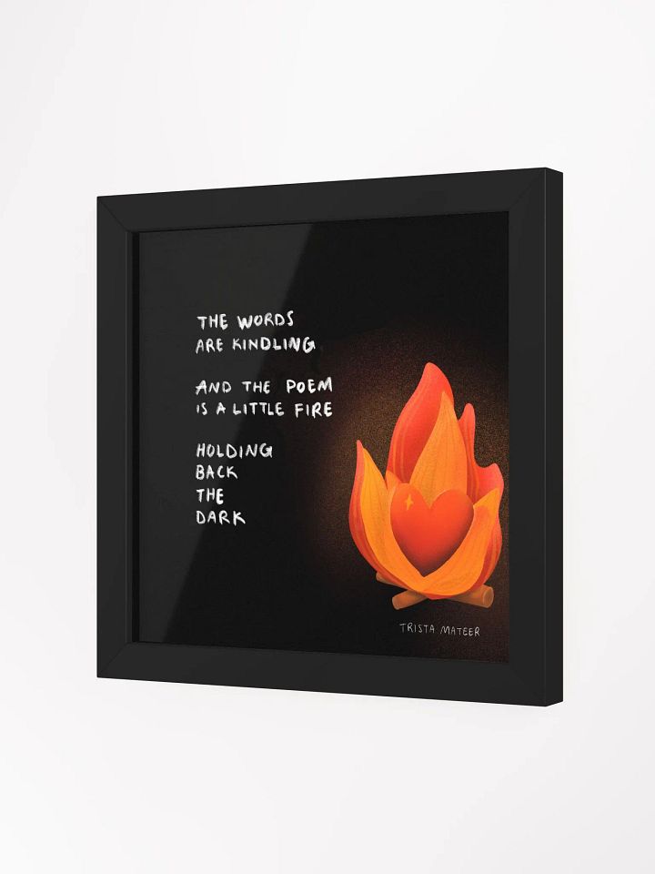 Holding Back The Dark Framed Art Print product image (2)