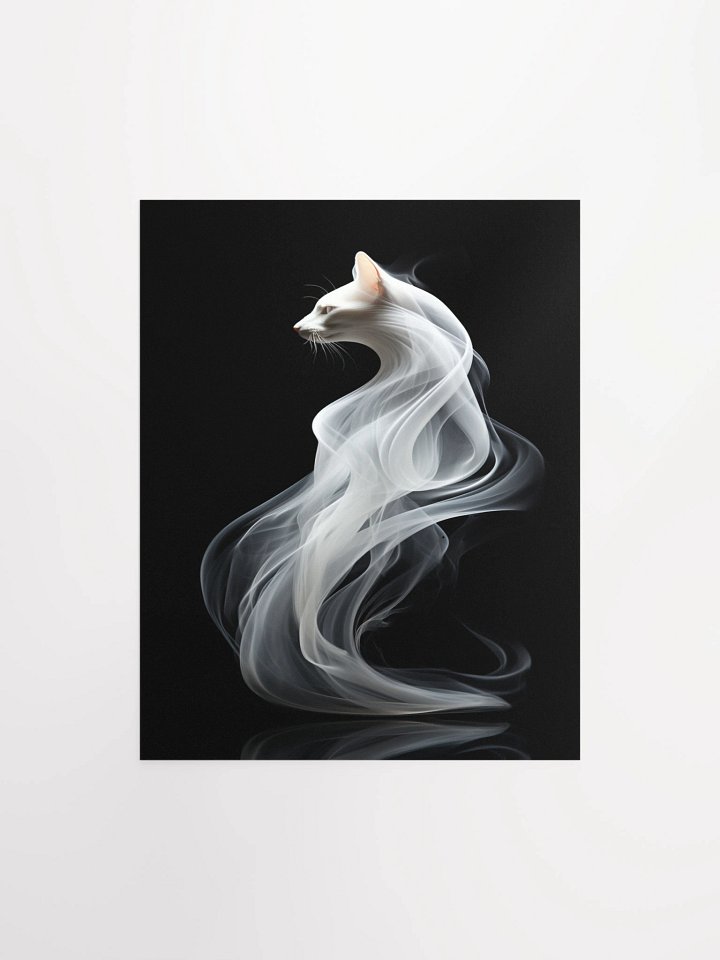 Phantom Purr Matte Unframed Wall Art Paper Canvas product image (2)