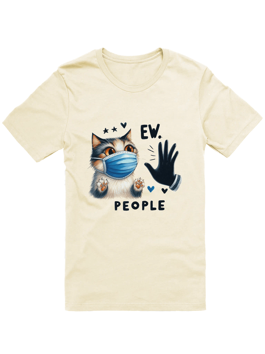 EW. PEOPLE Cartoon Cat T-Shirt product image (1)
