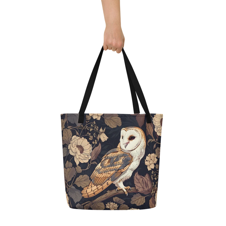 Tote Bag: Adorable Owl Classic Elegant Bohemian Vintage Style Design product image (9)